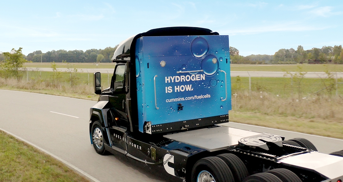 Cummins Showcases Hydrogen Fuel Cell Truck During 2019 North American